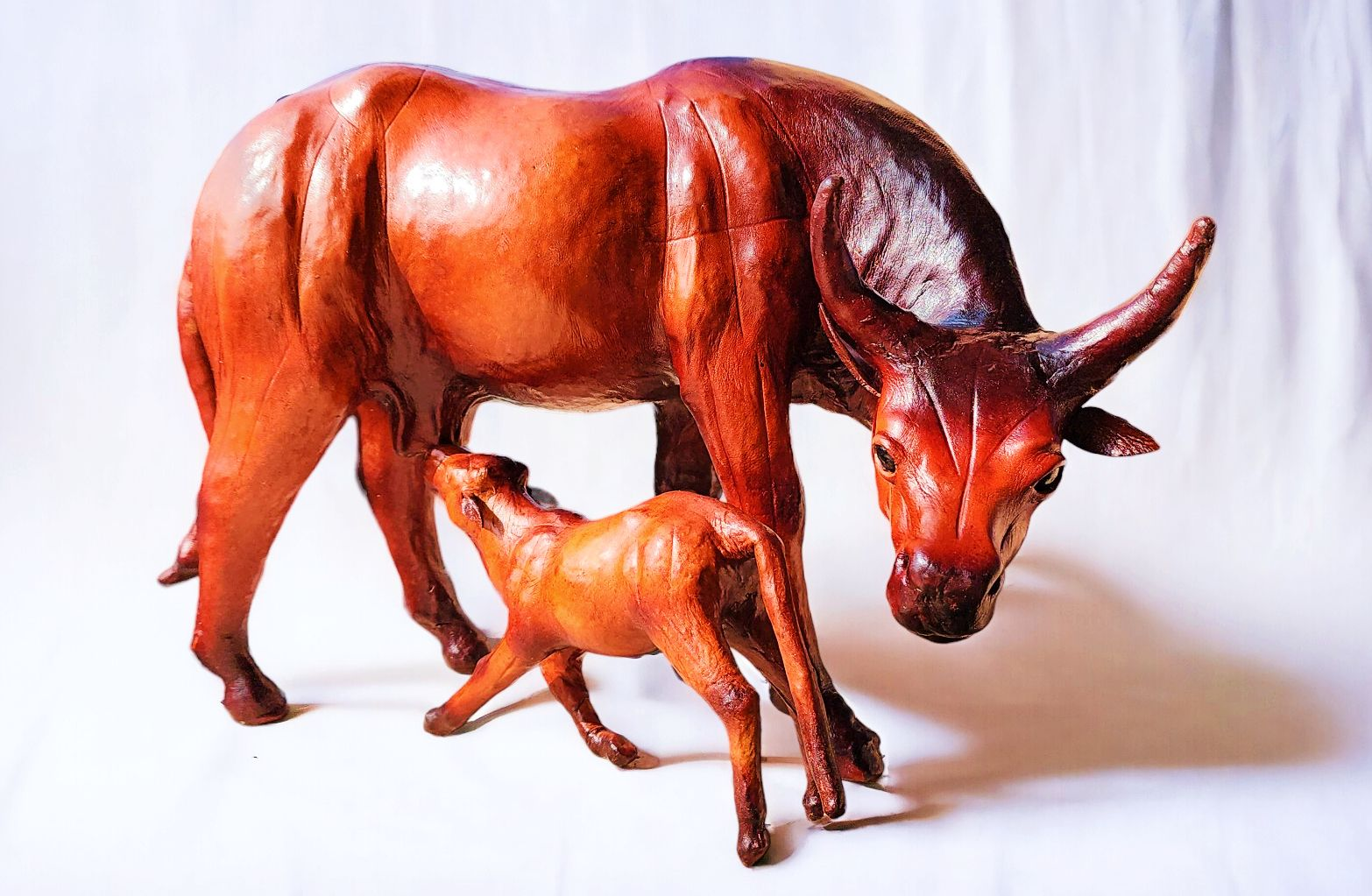 VMSK HandiCraft Mother Cow | 12 Inch's | Premium Decorative Showpiece