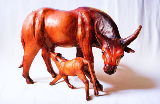 VMSK HandiCraft Mother Cow | 12 Inch's | Premium Decorative Showpiece