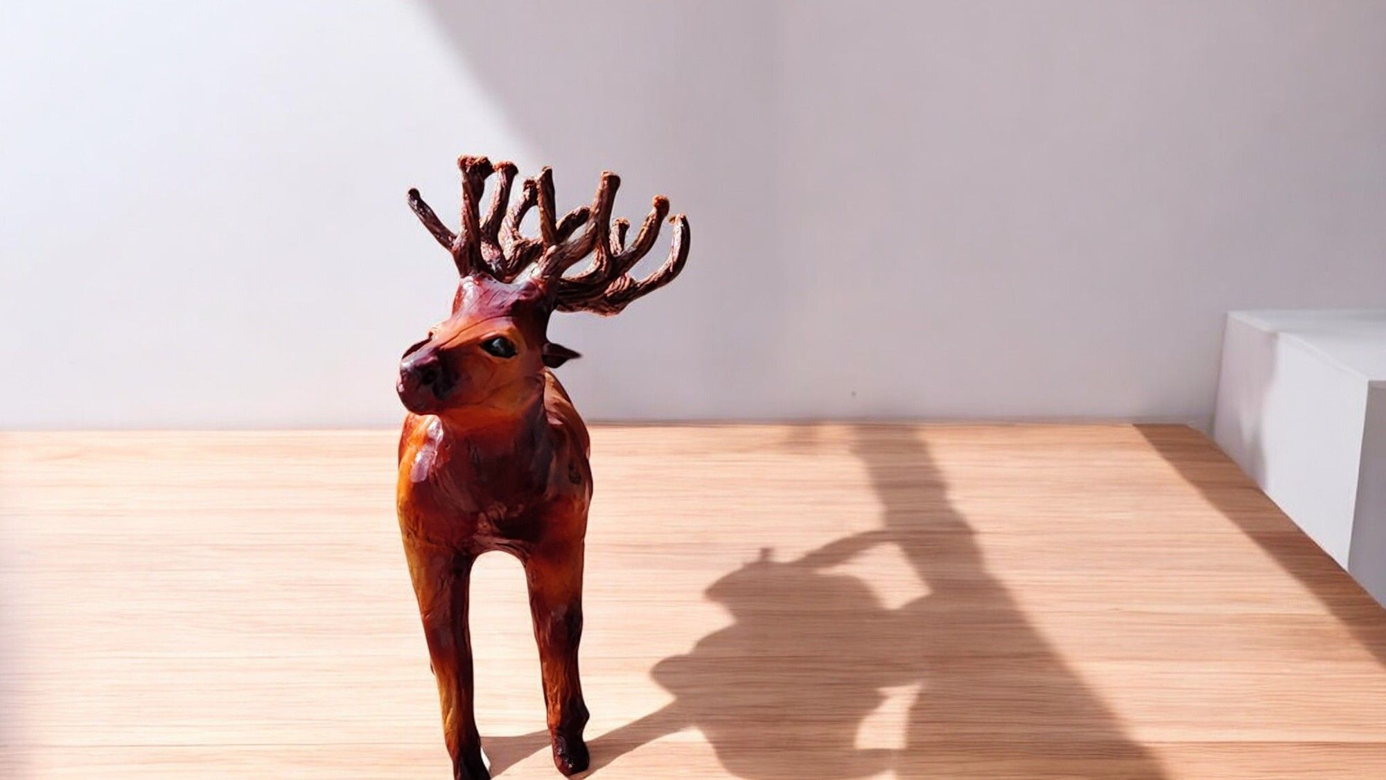 VMSK HandiCraft Reindeer Set | 6” Inch | Brown | Decorative Showpiece