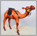 VMSK HandiCrafts Standing Camel | Leather | 12” Inch | Decorative Showpieces