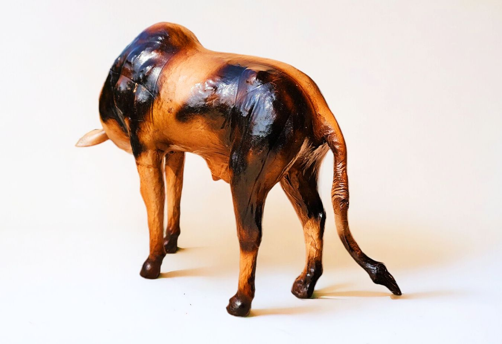 VMSK HandiCraft Cow and Calf Set | 12” Inch | Black & Brown | Premium Showpiece
