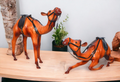 VMSK HandiCrafts Sitting & Standing Camel Pair | Set of 2 | 12” Inch Each | Decorative Showpiece