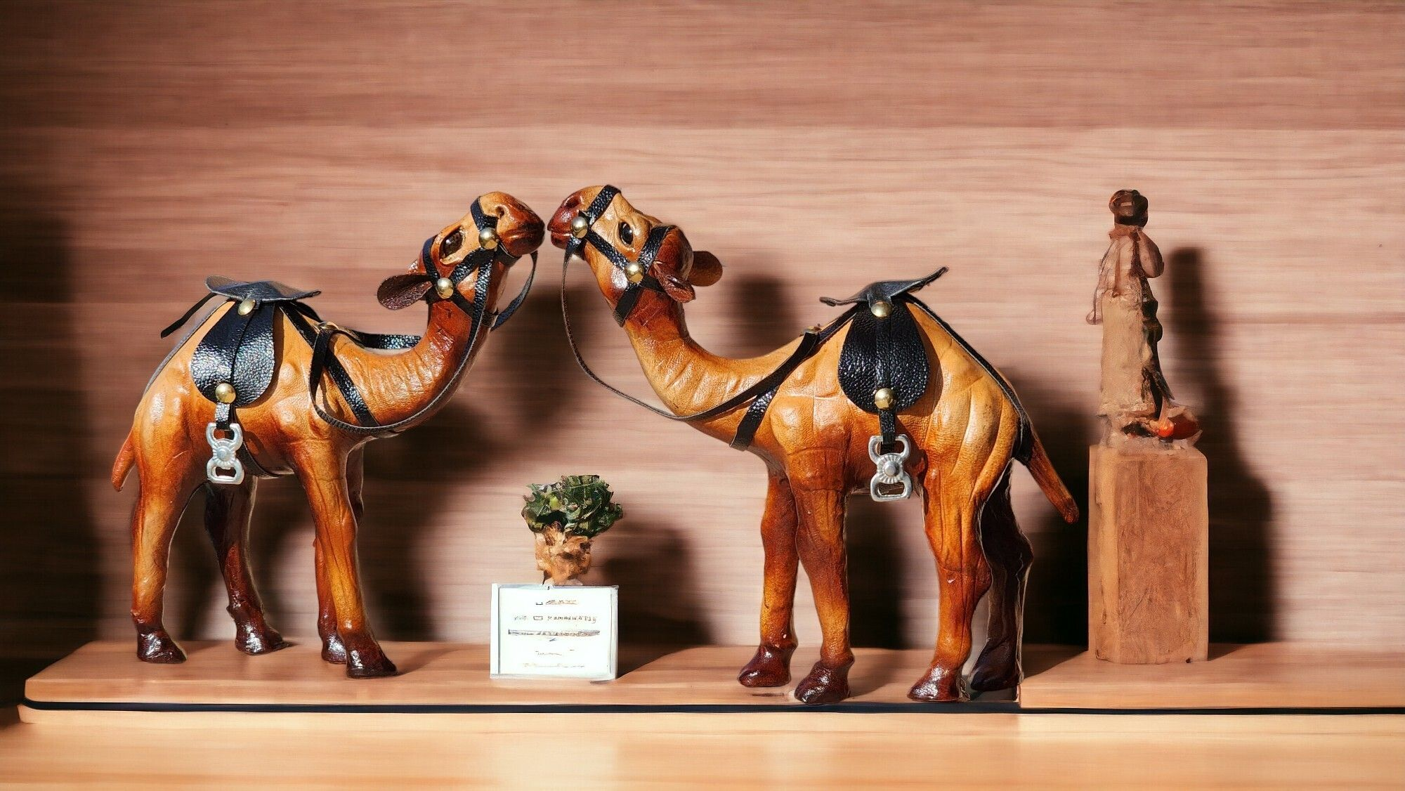 VMSK HandiCraft Camel Set | 6” Inch | Brown | Decorative Shopiece