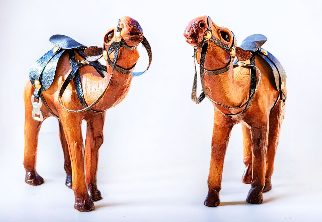 VMSK HandiCraft Camel Set | 6” Inch | Brown | Decorative Shopiece