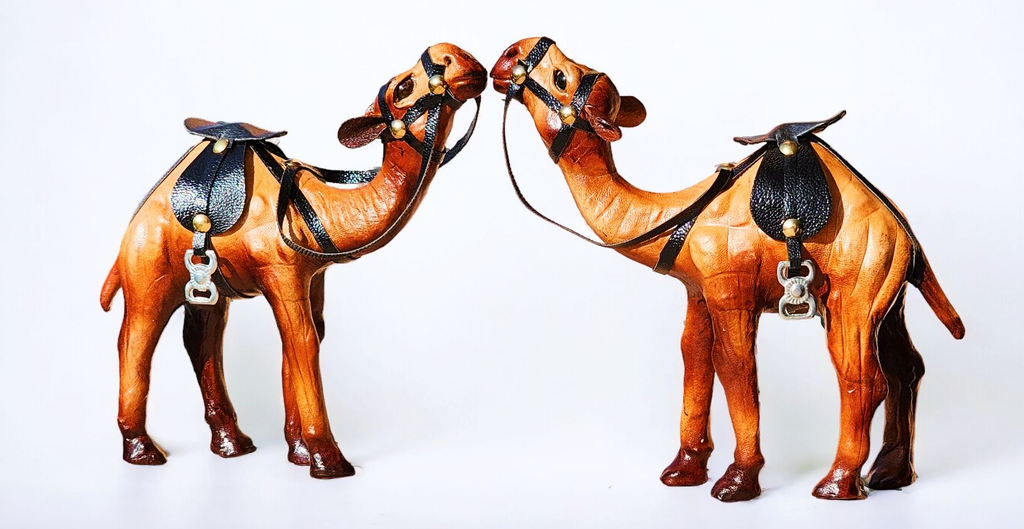 VMSK HandiCraft Camel Set | 6” Inch | Brown | Decorative Shopiece